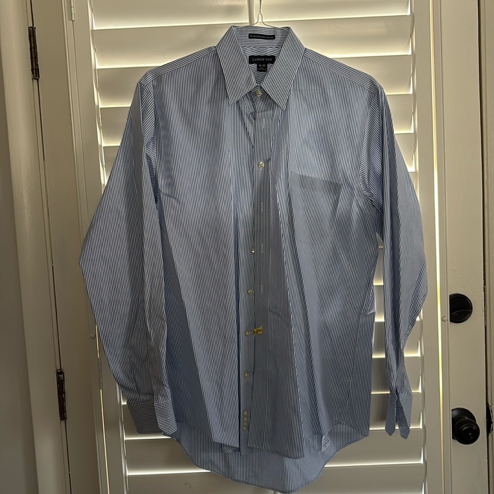 Men’s striped dress shirt